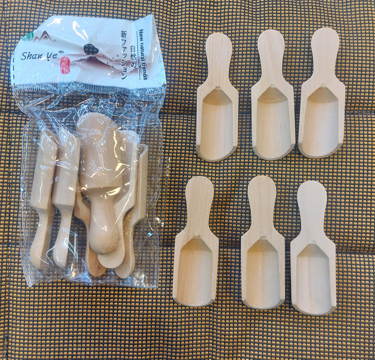 چارک سرتاس پیمانه ۶ عددی چوبی