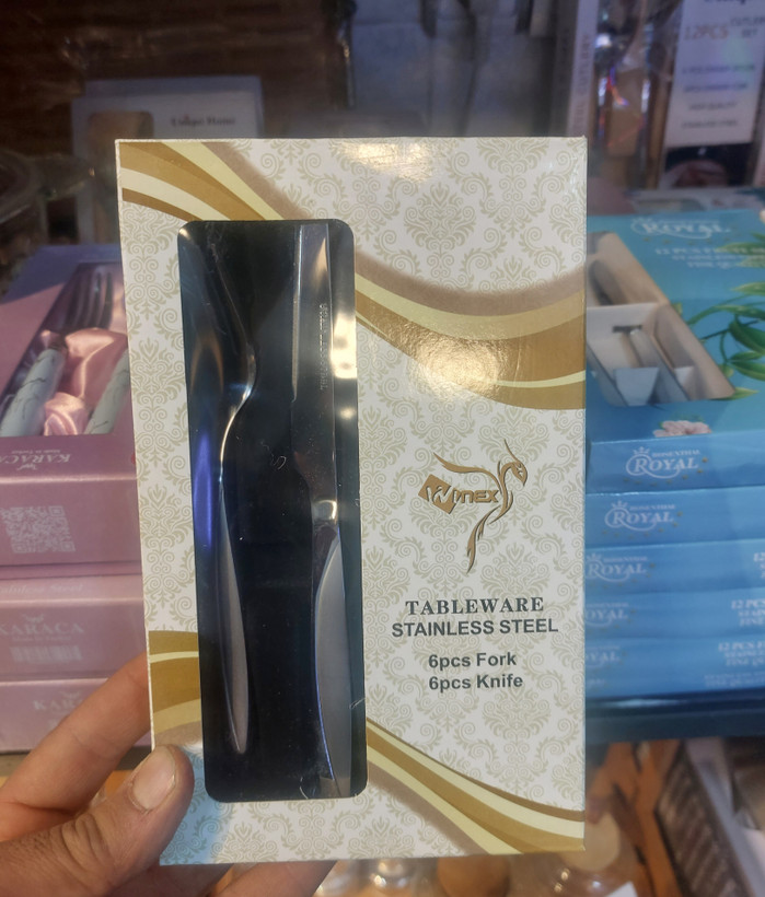 کارد و چنگال استیل میوه خوری ۱۲ پارچه وینکس