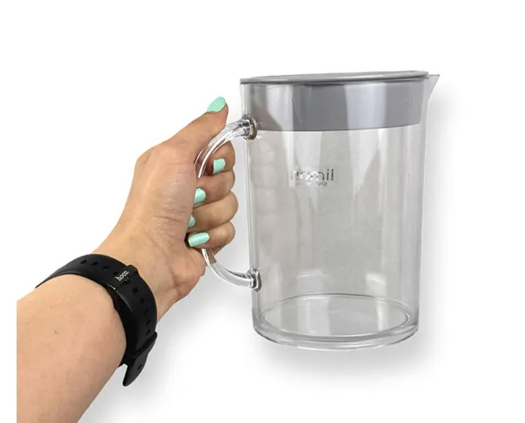 پارچ کریستالی اکرولیک شفاف گرد کوتاه لیمون کد ۱۷۸۰